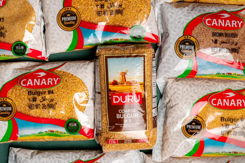 Bags of bulgur