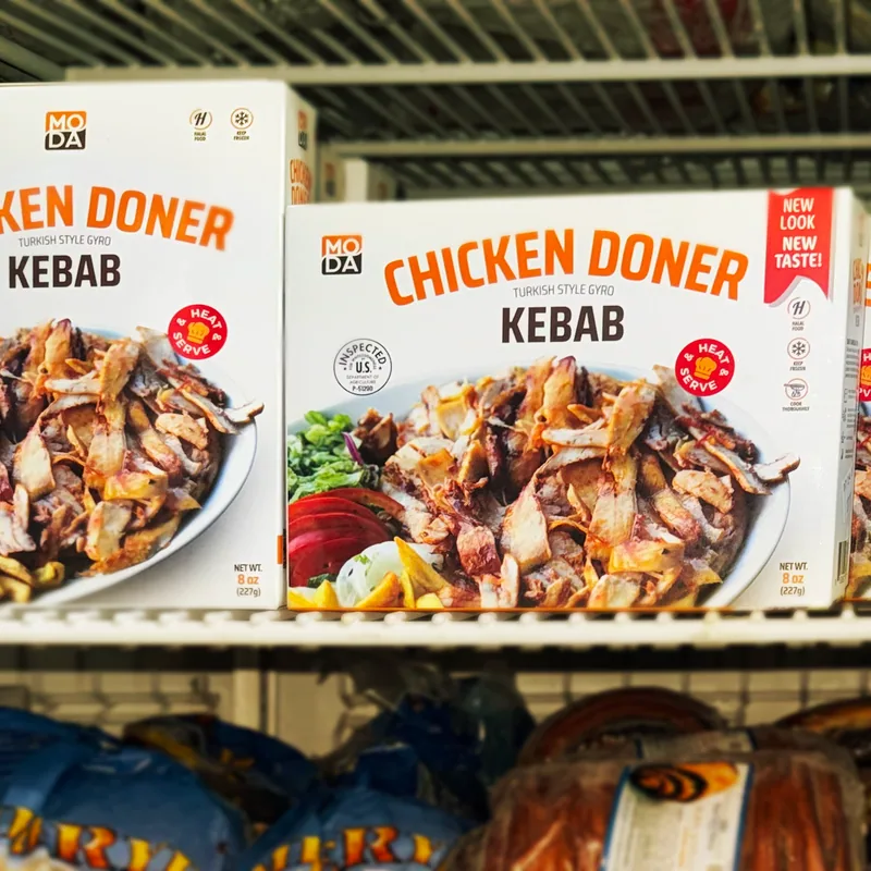 Frozen chicken doner